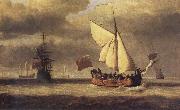 VELDE, Willem van de, the Younger, The Yacht Royal Escape Close-hauled in a Breeze